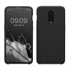 Etui Kwmobile do OnePlus 6T, czarne, silikonowe, KWM000009BL036C