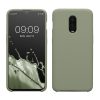 Etui Kwmobile do OnePlus 6T, jasnozielone, silikonowe, KWM000009BL039C