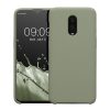 Etui Kwmobile do OnePlus 6T, jasnozielone, silikonowe, KWM000009BL039C