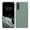 Etui Kwmobile do OnePlus Nord, zielone, silikonowe, KWM0000117M038C