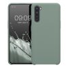 Etui Kwmobile do OnePlus Nord, zielone, silikonowe, KWM0000117M038C