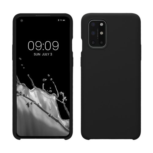 Etui Kwmobile do OnePlus 8T, czarne, silikonowe, KWM0000123Q023C