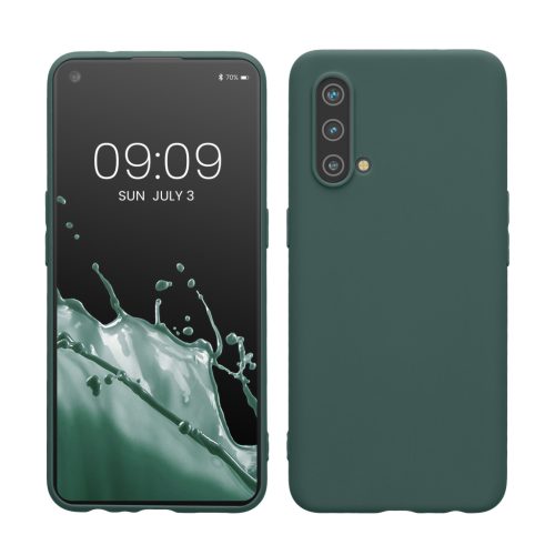 Etui Kwmobile do OnePlus Nord CE 5G, zielone, silikonowe, KWM000013HO015C