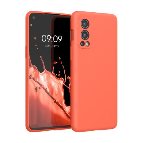 Etui Kwmobile do OnePlus Nord 2 5G, różowe, silikonowe, KWM000013UZ039C