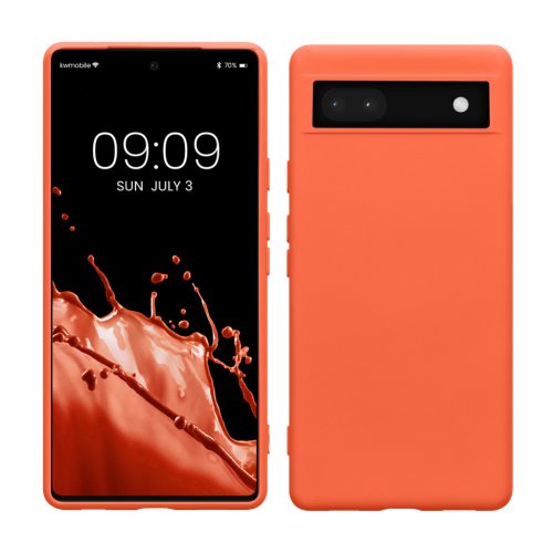Etui Kwmobile do Google Pixel 6a, różowe, silikonowe, KWM000015OO025C