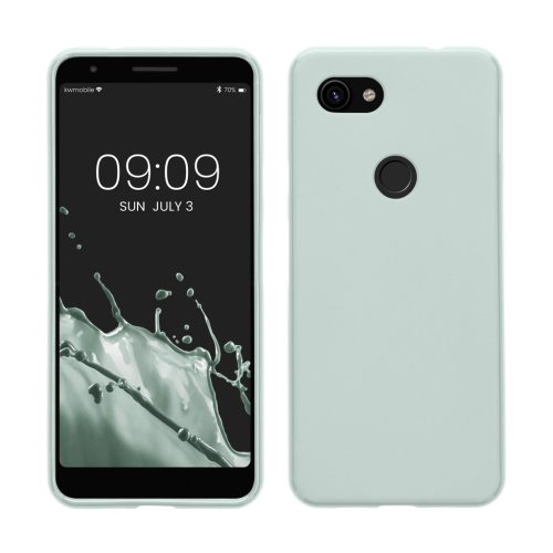 Etui Kwmobile do Google Pixel 3a, jasnozielone, silikonowe, KWM000009OS031C