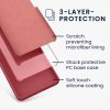 Etui Kwmobile do Google Pixel 9/Pixel 9 Pro, ciemnoróżowe, silikonowe, KWM000020PI024C