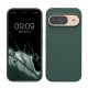 Etui Kwmobile do Google Pixel 9/Pixel 9 Pro, ciemnozielone, silikonowe, KWM000020PI025C