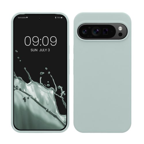 Etui Kwmobile do Google Pixel 9 Pro XL, jasnozielone, silikonowe, KWM000020PV024C