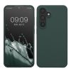 Etui Kwmobile do Samsung Galaxy S24, zielone, silikonowe, KWM000021KW028C