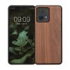 Etui Kwmobile do Motoroli Moto G84, Brązowe, Drewno/Silikon, KWM000022VT001C