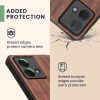 Etui Kwmobile do Motoroli Moto G84, Brązowe, Drewno/Silikon, KWM000022VU001C
