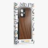 Etui Kwmobile do Motoroli Moto G54, Brązowe, Drewno/Silikon, KWM000022VV001C