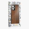 Etui Kwmobile do Motoroli Moto G54, brązowe, drewno/silikon, KWM000022VW001C