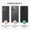 Etui Kwmobile do Motorola ThinkPhone, czarne, tekstylne/silikonowe, KWM000022VX001C