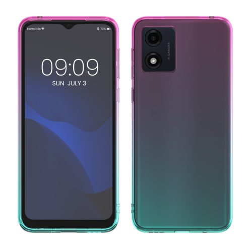 Etui Kwmobile do Motoroli Moto E13, wielokolorowe, silikonowe, KWM000022WA001C