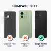 Etui Kwmobile do Motorola Edge 40 Neo, wielokolorowe, silikonowe, KWM000022WB001C