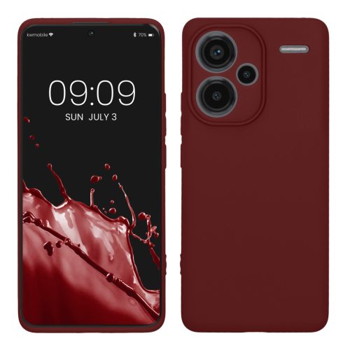 Etui Kwmobile do Xiaomi Redmi Note 13 Pro Plus 5G, fioletowe, silikonowe, KWM000020OF008C