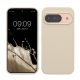 Etui Kwmobile do Google Pixel 9/Pixel 9 Pro, kremowe, silikonowe, KWM000020PI030C