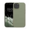 Etui Kwmobile do Apple iPhone 15, jasnozielone, silikonowe, KWM000020CA019C