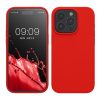 Etui Kwmobile do Apple iPhone 15 Pro, czerwone, silikonowe, KWM000020CC048C