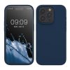 Etui Kwmobile do Apple iPhone 15 Pro, niebieskie, silikonowe, KWM000020CC049C
