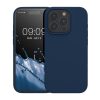 Etui Kwmobile do Apple iPhone 15 Pro, niebieskie, silikonowe, KWM000020CC049C