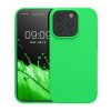 Etui Kwmobile do Apple iPhone 15 Pro, zielone, silikonowe, KWM000020CC050C