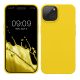 Etui Kwmobile do Apple iPhone 15, żółte, silikonowe, KWM000020CE005C