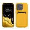 Etui Kwmobile do Apple iPhone 15 Pro, żółte, silikonowe, KWM000020EO014C