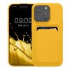 Etui Kwmobile do Apple iPhone 15 Pro, żółte, silikonowe, KWM000020EO014C
