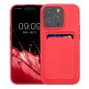 Etui Kwmobile do Apple iPhone 15 Pro, różowe, silikonowe, KWM000020EO015C