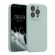 Etui Kwmobile do Apple iPhone 15 Pro, jasnozielone, silikonowe, KWM000022OM015C