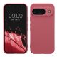 Etui Kwmobile do Google Pixel 9, ciemnoróżowe, silikonowe, KWM000020PG021C