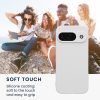 Etui Kwmobile do Google Pixel 9, białe, silikonowe, KWM000020PG023C