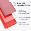 Etui Kwmobile do Google Pixel 9/Pixel 9 Pro, różowe, silikonowe, KWM000020PI038C