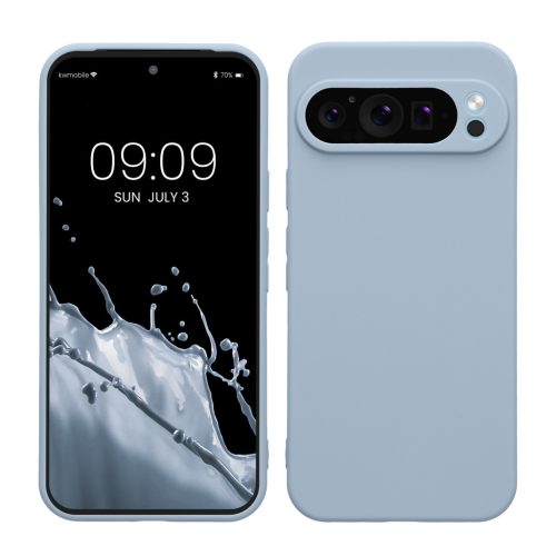 Etui Kwmobile do Google Pixel 9 Pro XL, jasnoniebieskie, silikonowe, KWM000020PU020C