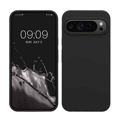 Etui Kwmobile do Google Pixel 9 Pro XL, czarne, silikonowe, KWM000020PV037C