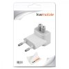 Ładowarka Macbook z wtyczką Duckhead do UE, Kwmobile, biała, plastikowa, 13958