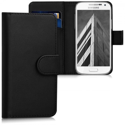 Etui do Samsunga Galaxy S4 Mini, Skóra ekologiczna, Czarny, 14312.01
