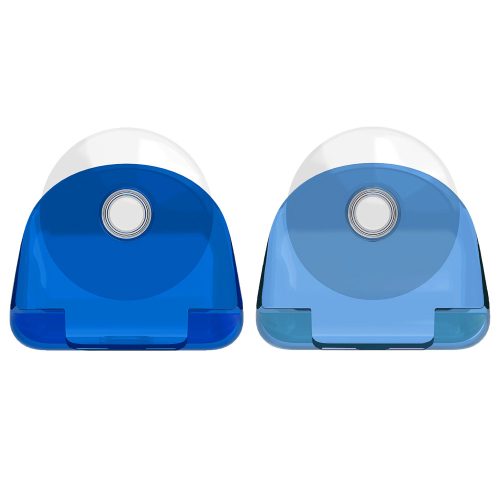 Zestaw 2 przyssawek do golarek, Kwmobile, niebieski, plastikowy, 48032.12