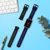 Zestaw 2 pasków do zegarka Huawei Watch Fit 2, Kwmobile, czarno-niebieski, silikon, 59298.01