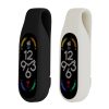 Zestaw 2 etui do Xiaomi Mi Band 7/Mi Band 6/Mi Band 5, Kwmobile, czarno-biały, silikon, 59313.03
