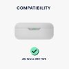 Etui na słuchawki JBL Wave 300 TWS, Kwmobile, Białe, Silikon, 59287.02