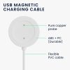 Kabel ładujący USB do zegarka Xiaomi Mi Color Sport/Watch S1 Active, Kwmobile, biały, plastikowy, 58354.02
