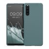 Etui Kwmobile do Sony Xperia 10 IV, silikonowe, zielone, 57800.207