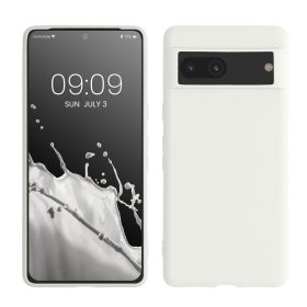   Etui kwmobile do Google Pixel 7, silikonowe, białe, 59399.48