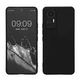   Etui Kwmobile do Xiaomi 12 Lite, silikonowe, czarne, 59405.01