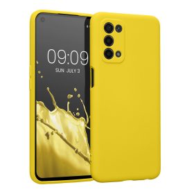   Etui Kwmobile do OPPO A74 5G/A54 5G, silikon, żółty, 57571.165