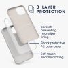 Etui Kwmobile do Apple iPhone 13, silikonowe, szare, 55878.96